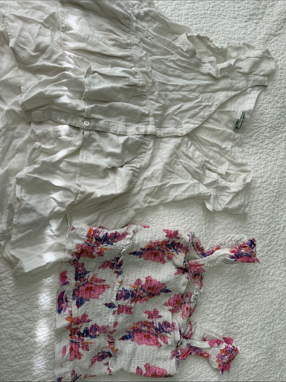 2 blouses, THML and American eagle
